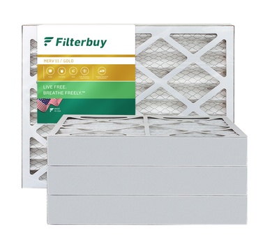 14x22x4 MERV 11 Pleated Air Filter 