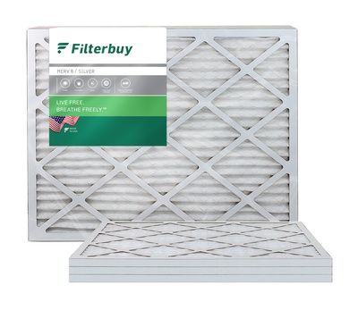 22x28x1 MERV 8 Pleated Air Filter 