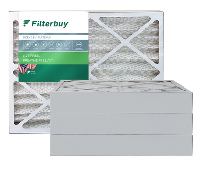 22x24x4 MERV 13 Pleated Air Filter 