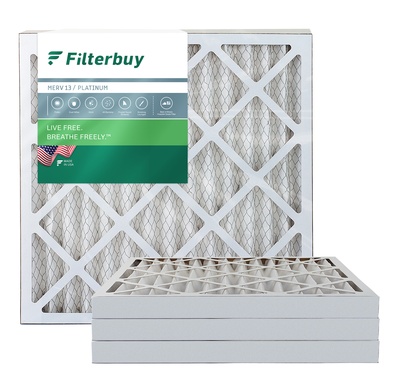 24x25x2 MERV 13 Pleated Air Filter 