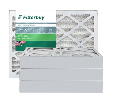 14x22x4 MERV 13 Pleated Air Filter 