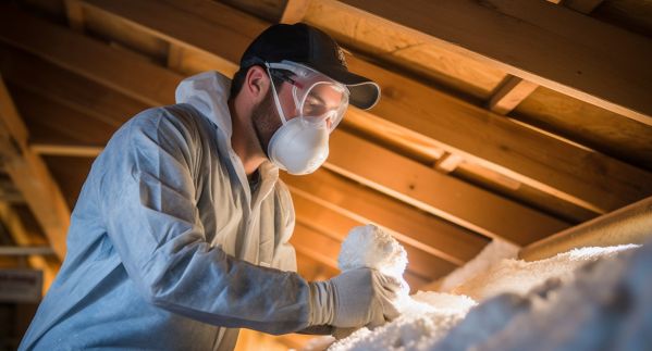 Top attic insulation installation service company in Aventura FL - View of a climate controlled Aventura air environment after the job is done.