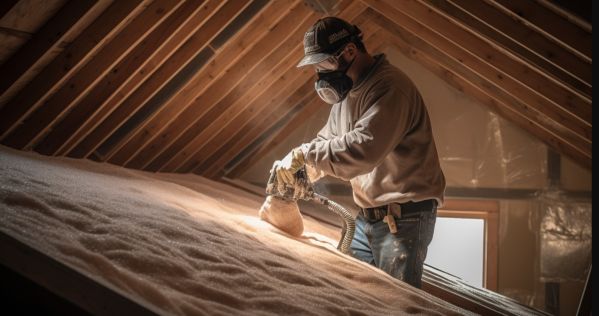 Top attic insulation installation service company in Coral Gables FL - View of a climate controlled Coral Gables air environment after the job is done.