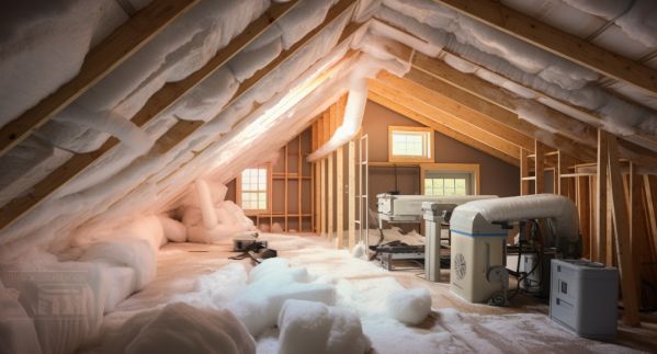 Top attic insulation installation service company in Cutler Bay FL - View of a climate-controlled Cutler Bay air environment after the job is done.