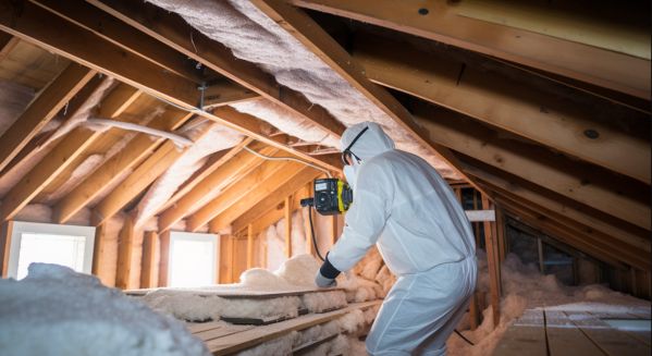 Top attic insulation installation service company in Palm City FL - View of a climate controlled Palm City air environment after the job is done.