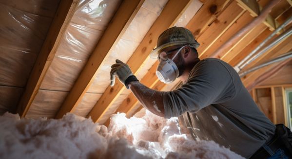 Top attic insulation installation service company in Parkland FL - View of a climate-controlled Parkland air environment after the job is done.