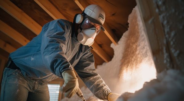 Top attic insulation installation service company in Riviera Beach FL - View of a climate-controlled Riviera Beach air environment after the job is done.