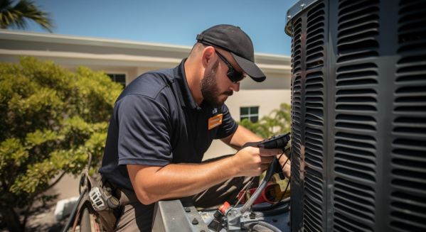 Top HVAC air purifier ionizer installation service company in West Palm Beach FL - View of a climate controlled West Palm Beach air environment after the job is done.