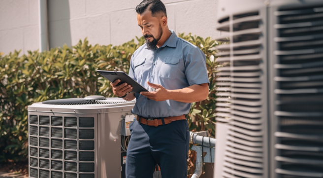 Top annual HVAC preventative maintenance care plans in Oakland Park FL - View of a climate controlled Oakland Park air environment after the job is done.