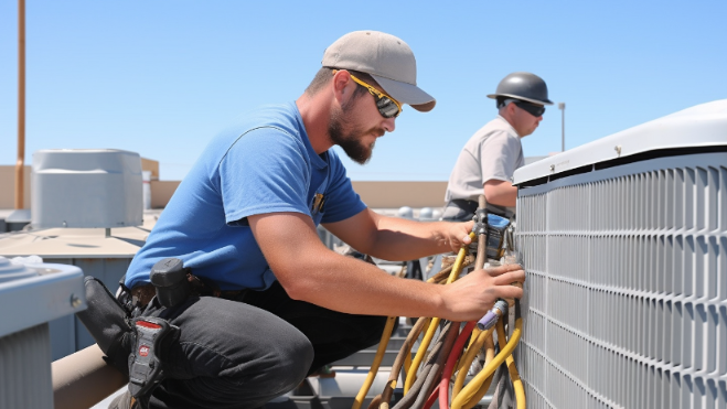 Top annual HVAC preventative maintenance care plans in Port St. Lucie FL - View of a climate controlled Port St. Lucie air environment after the job is done.